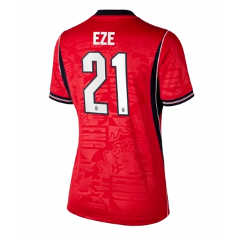 Billige Fotballdrakt England Eberechi Eze #21 Replika Bortedrakt Dame VM 2026 Kortermet